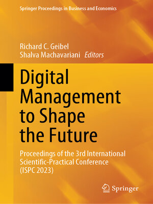 cover image of Digital Management to Shape the Future